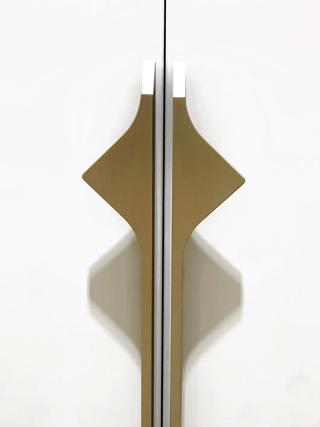 simples Tirador de puerta de armario de aluminio Tiradores 