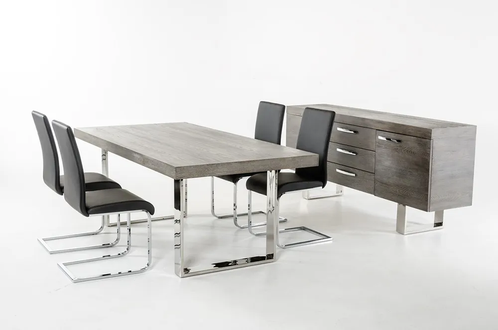 Marco moderno X forma cuadrada restaurante de oficina patas de mesa de acero inoxidable 