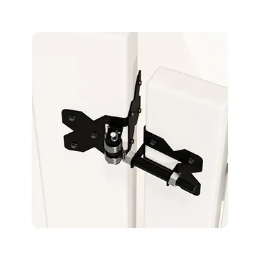 herrajes de cerca de puerta de patio de jard&iacute;n Bisagra de puerta de madera/PVC SS304 y Pestillo para herrajes para cercas de puerta de patio y jard&iacute;n 