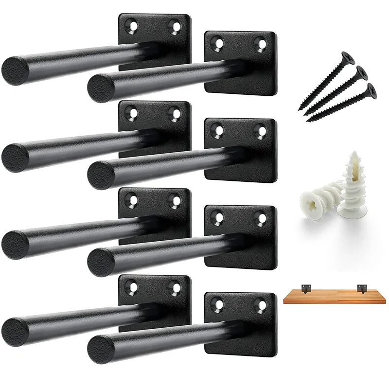 Soportes de estantes flotantes invisibles ocultos ciegos montados en la pared Soportes de estantes flotantes invisibles ocultos ciegos montados en la pared Soportes de acero s&oacute;lidos de metal 