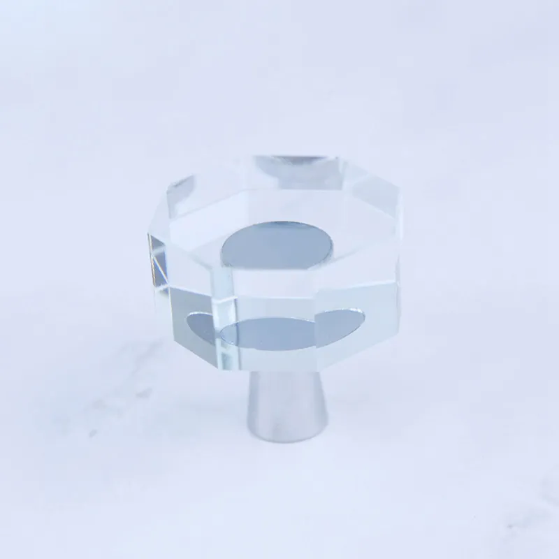 de forma rebanada Tiradores de palanca de puerta de cristal de forma rebanada Tiradores de palanca de puerta de cristal de forma rebanada Tiradores 