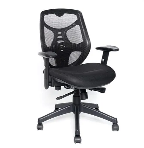 negra Tipo B Modelos cl&aacute;sicos de buena calidad Silla de oficina de tela 