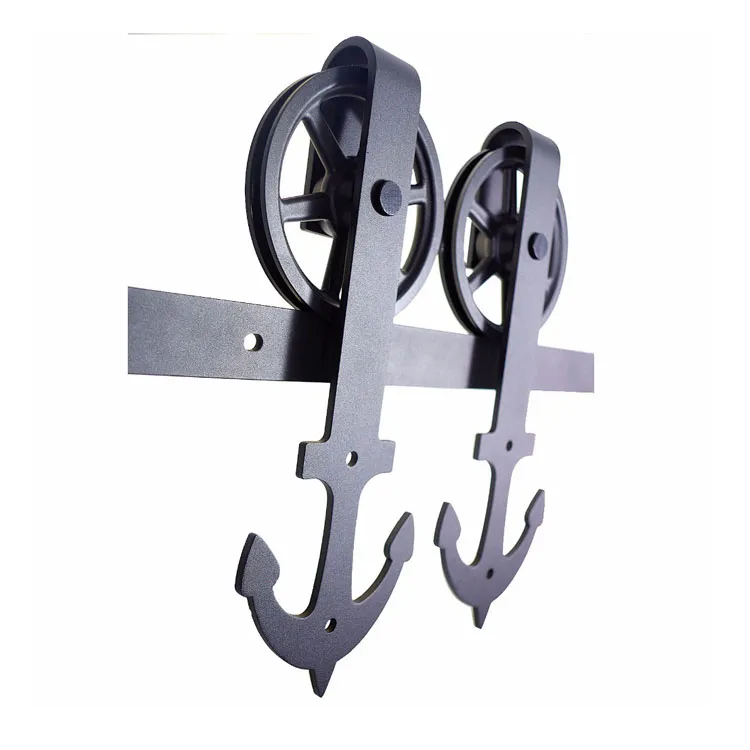 rodamiento ultra silencioso de grado industrial Herrajes para puertas corredizas de granero con rodamiento ultra silencioso de 
