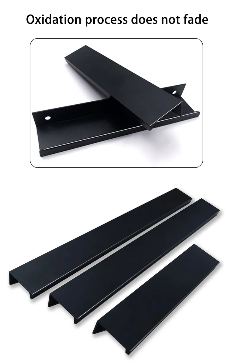puerta de armario de borde estrecho Minimal sin perforar Tirador para 