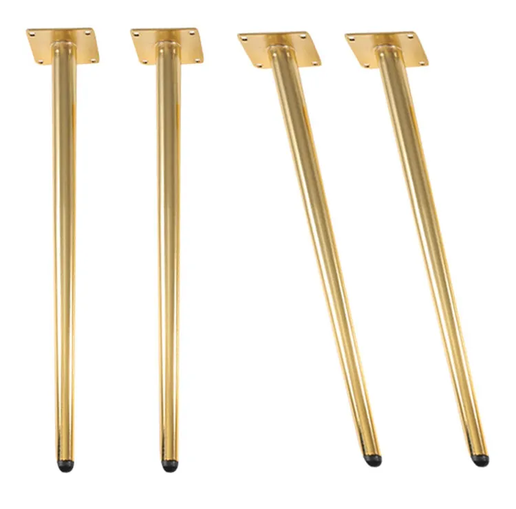 Silla c&oacute;nica Muebles de acero y lat&oacute;n de hierro dorado Patas de mesa de centro de metal Silla c&oacute;nica Muebles 