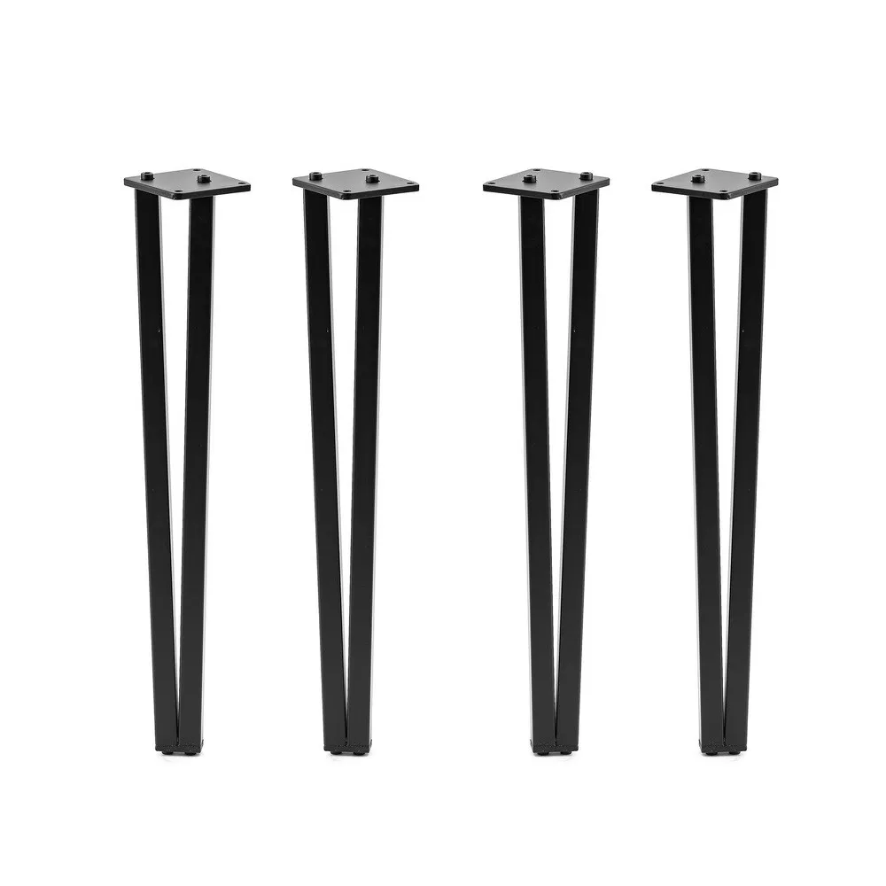 Venta al por mayor Patas de mesa de centro de comedor modernas de metal de mediados de siglo 
