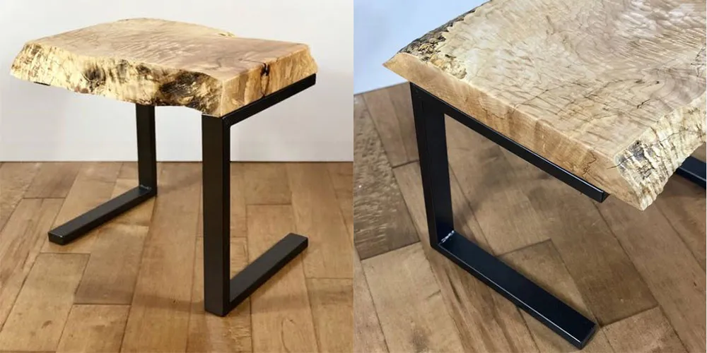 mesa de acero negro, barra de hierro macizo, escritorio para ordenador port&aacute;til, patas de mesa de banco para bricolaje, 