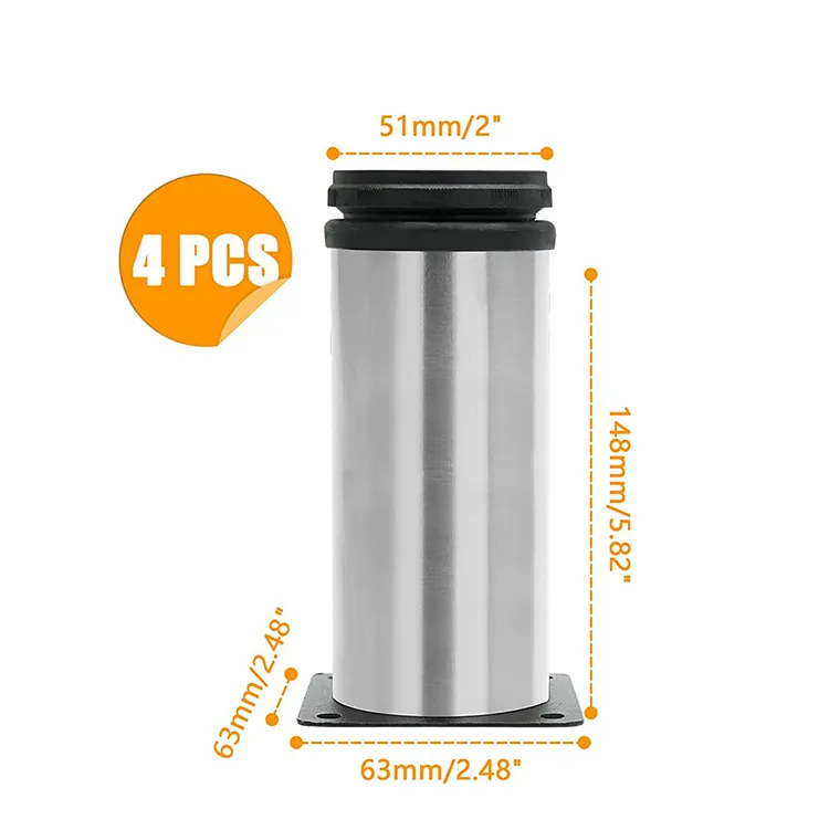 muebles, patas ajustables para cocina, patas ajustables para sof&aacute; moderno, patas para sof&aacute; de metal, patas ajustables para cocina, 