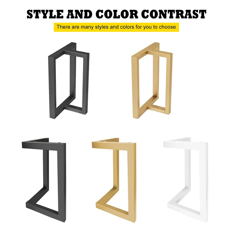 caliente DIY dise&ntilde;o industrial de mediados de siglo patas de mesa de centro modernas 