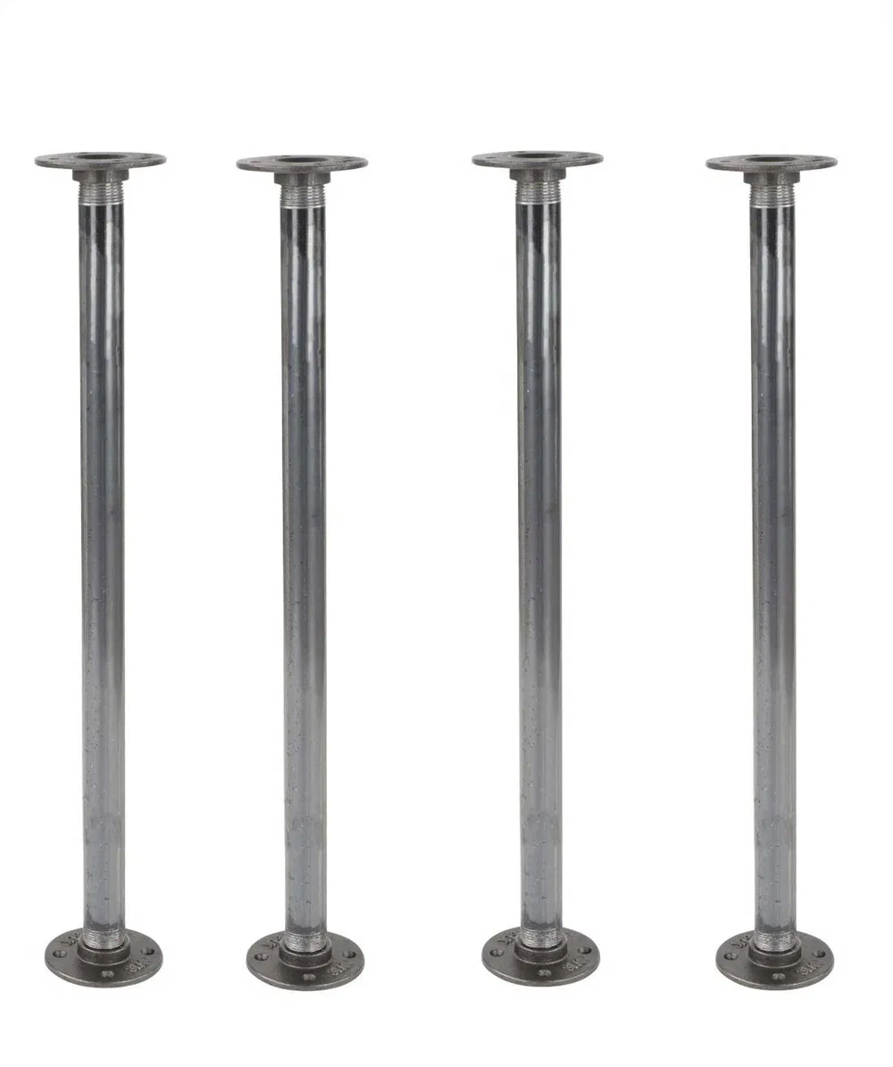 para mesas vintage personalizadas Patas de mesa de tubo de hierro negro 