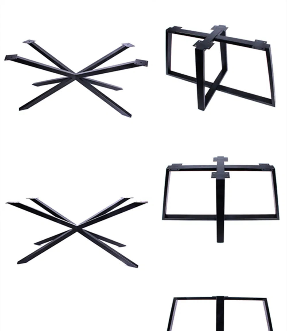con uni&oacute;n cruzada Base de mesa de escritorio para computadora de oficina Base de mesa de comedor de acero y metal con uni&oacute;n cruzada Base de mesa de escritorio para computadora de oficina Base de mesa 