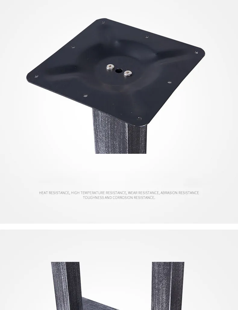 tulip&aacute;n de metal de hierro Base de mesa de comedor Base de muebles 
