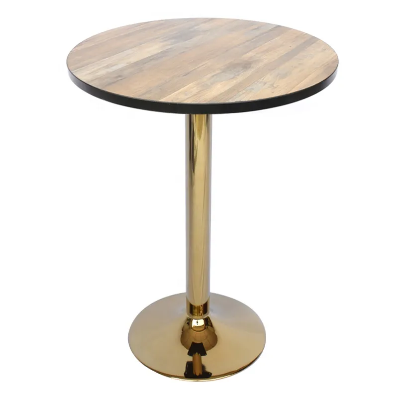 Soporte de mesa de centro de oro forjado Base de mesa de comedor de hierro Soporte de mesa 