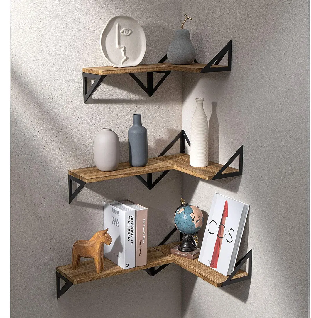 soportes triangulares, estanter&iacute;as, montaje en pared de metal con &aacute;ngulo 