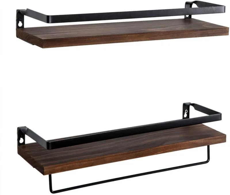 Estantes flotantes, estantes de almacenamiento de pared para cocina, ba&ntilde;o, 