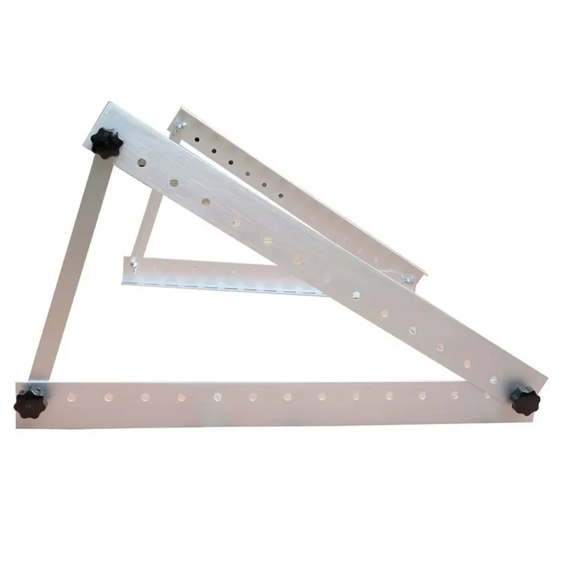 para panel solar triangular de aluminio Ajustable para panel solar de 100W Soporte de montaje en 