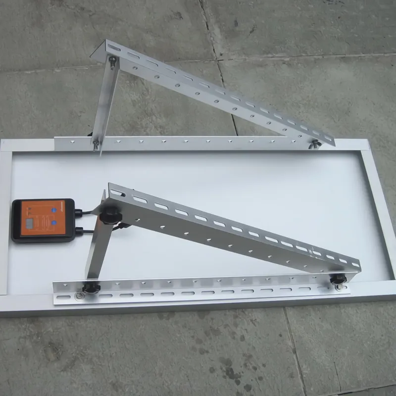 panel solar triangular de aluminio ajustable para panel solar 100W Soporte de montaje para techo de 
