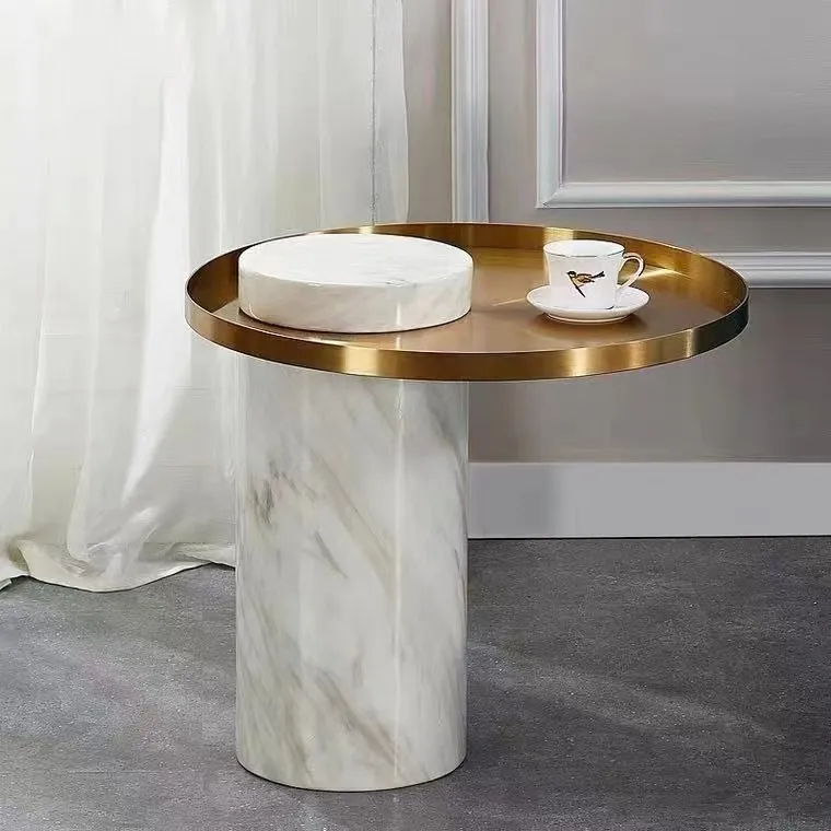 Mesa de centro de m&aacute;rmol 