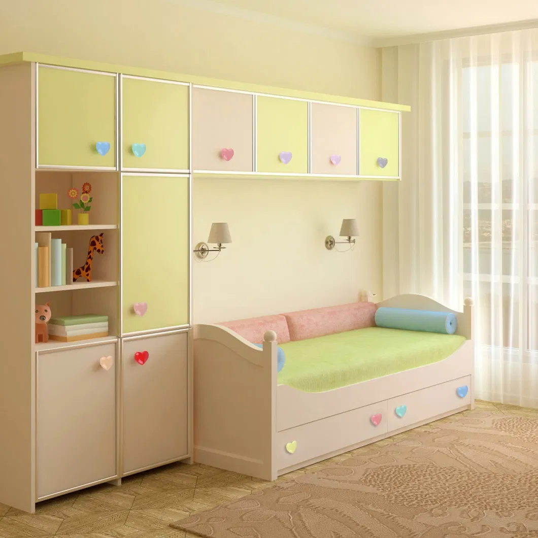 de muebles de cer&aacute;mica con forma de coraz&oacute;n para ni&ntilde;os Perilla de gabinete de dibujos animados