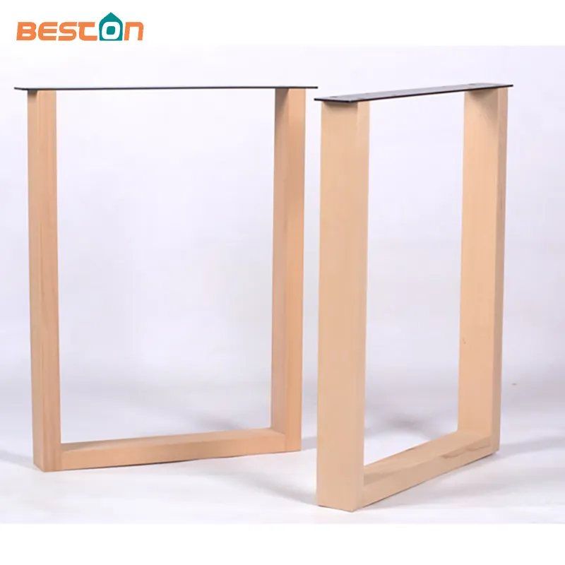 Patas de mesa de madera maciza sin terminar/Patas de mesa a la venta Patas de mesa de madera/exterior 