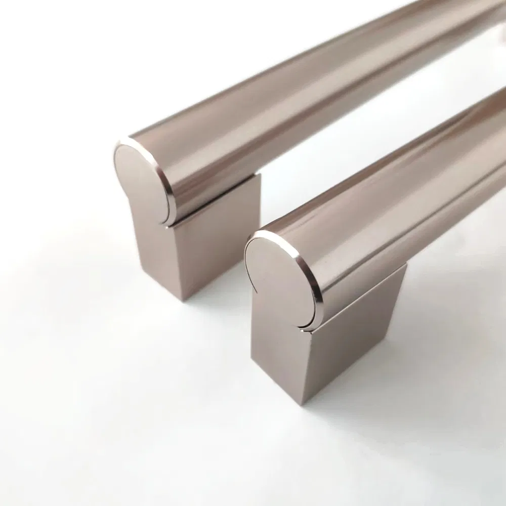 de aluminio del gabinete de champ&aacute;n Tiradores de la manija del caj&oacute;n del gabinete del granero del perfil de la cocina Tiradores 