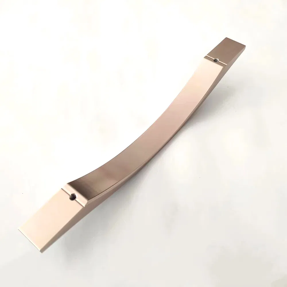 cuadrado de lat&oacute;n color oro rosa Tiradores para puertas de gabinetes de muebles Hardware 