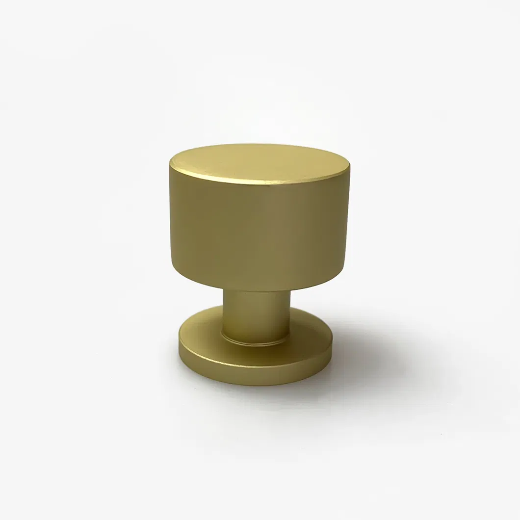 manija de aleaci&oacute;n de aluminio, barra en T de oro mate, manija del gabinete del 