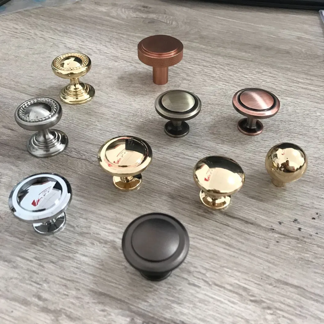 herrajes para muebles, perilla negra redonda de 30 mm de di&aacute;metro