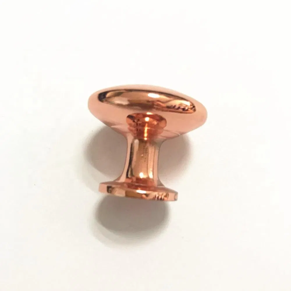 del aparador del gabinete del oro rosa de 29 mm de di&aacute;metro de los muebles Perilla redonda de la seta del caj&oacute;n del aparador del gabinete del 