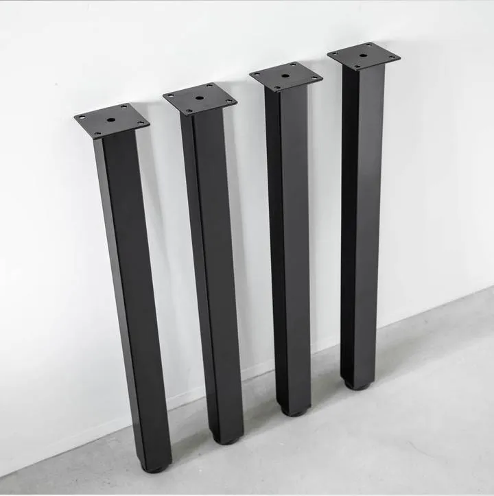 altura de metal redondos, patas de mesa, herrajes para muebles 