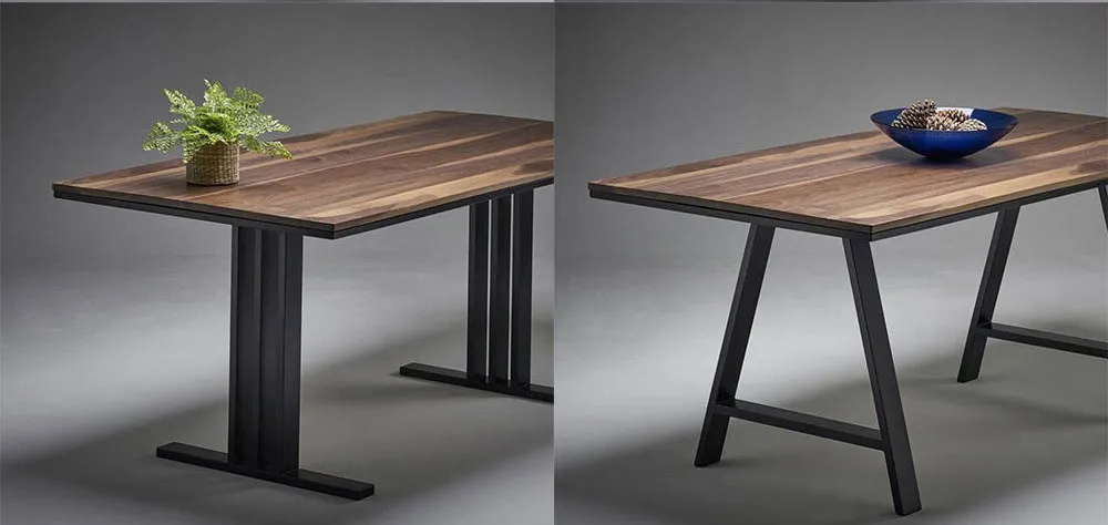 Metal Patas de mesa de lujo moderno Muebles Oficina Comedor Escritorio Cuadrado 