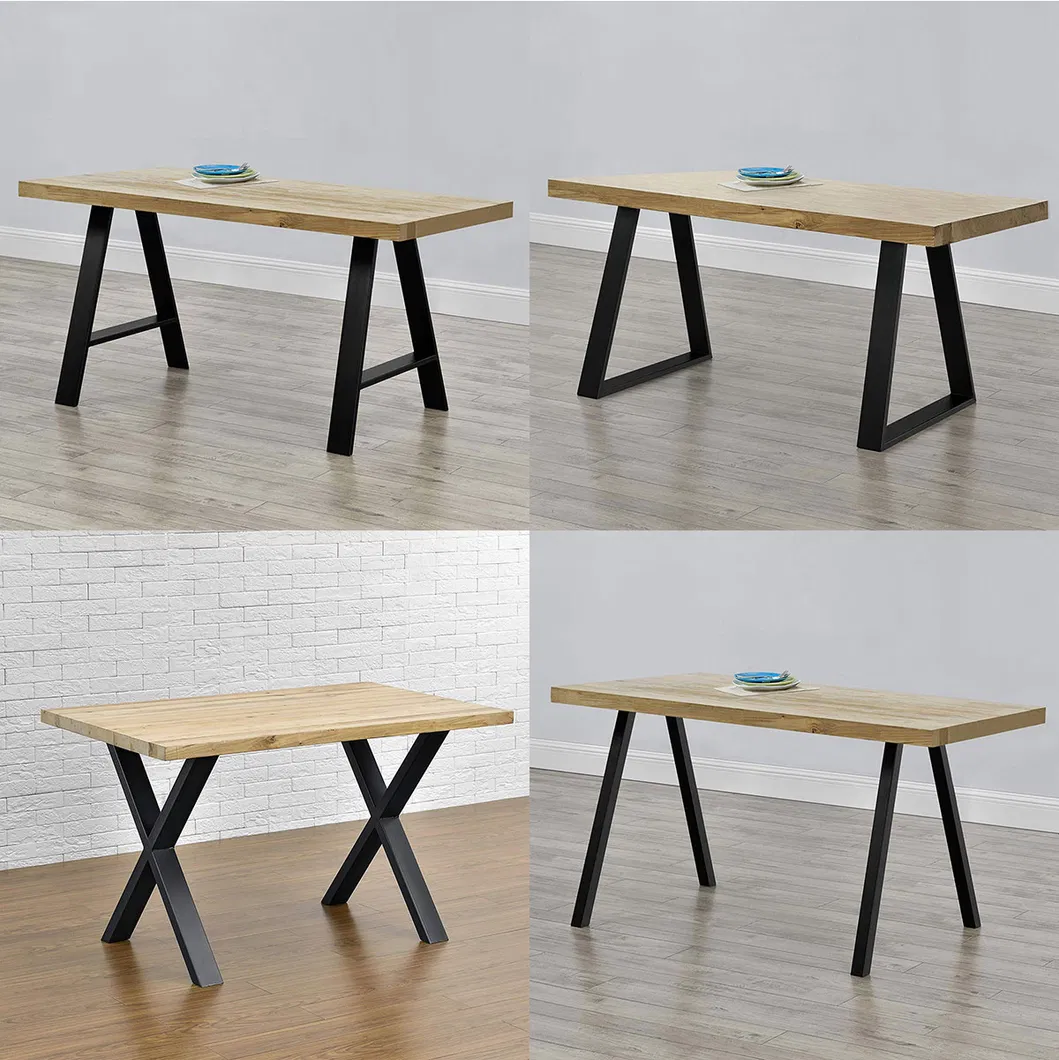 Muebles Oficina Restaurante Patas de mesa de comedor de acero fundido Patas de mesa de metal de comedor 