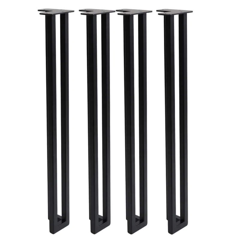 Patas de mesa de metal con soporte de banco industrial 