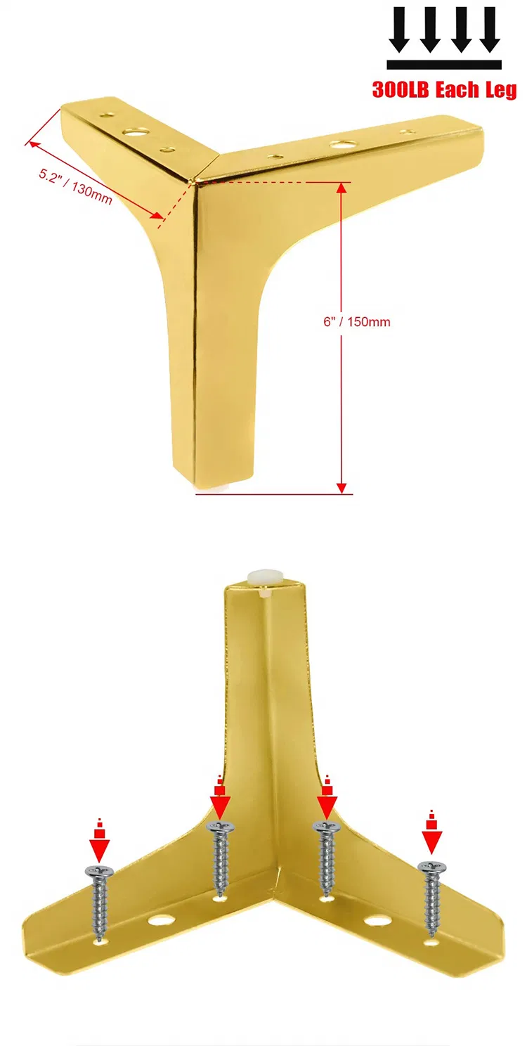 Pata de mesa de sof&aacute; Herrajes para muebles Accesorios para patas de muebles Patas de sof&aacute; Pata 