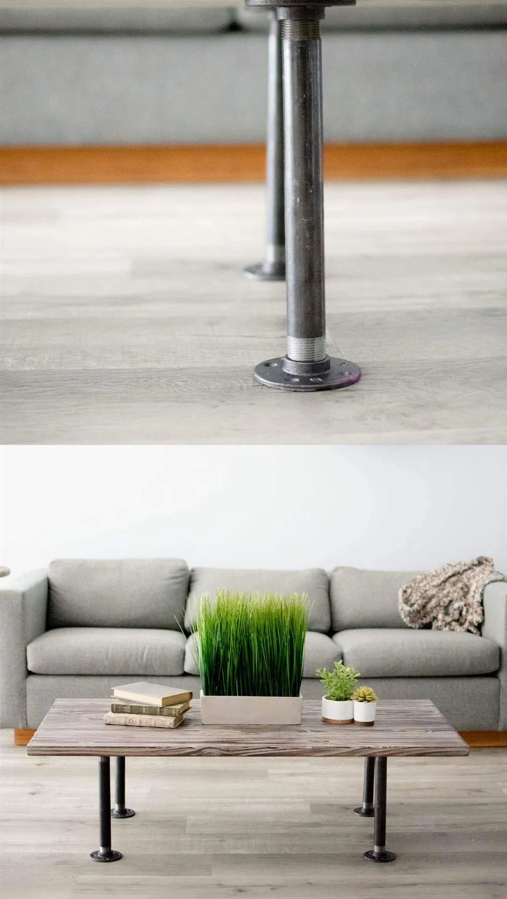 industrial para mesas vintage personalizadas Patas Patas de mesa de tubo de hierro 