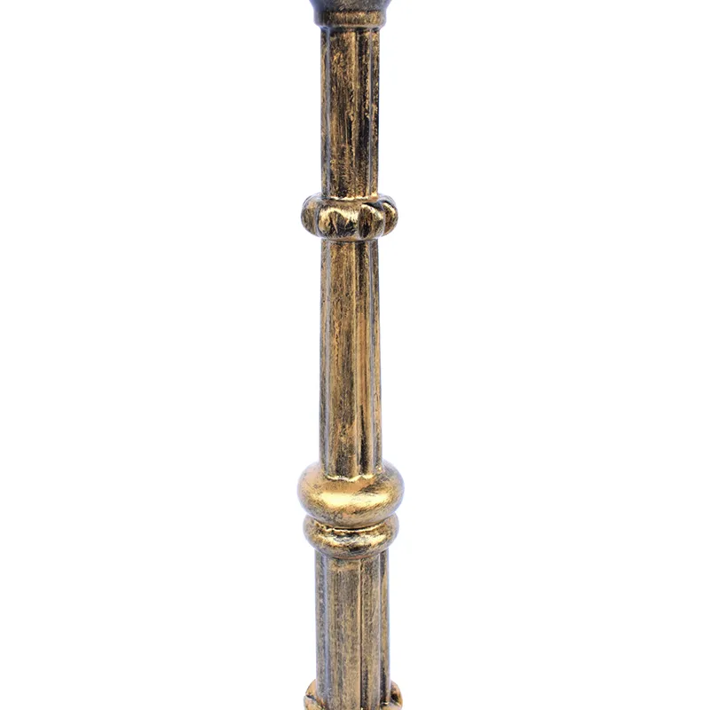 decorada de tigre Pata de mesa de centro de hierro fundido de bronce con garra 