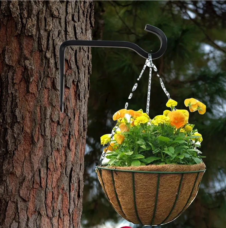 plantas colgantes para cesta de flores Gancho giratorio para plantas Soporte para 