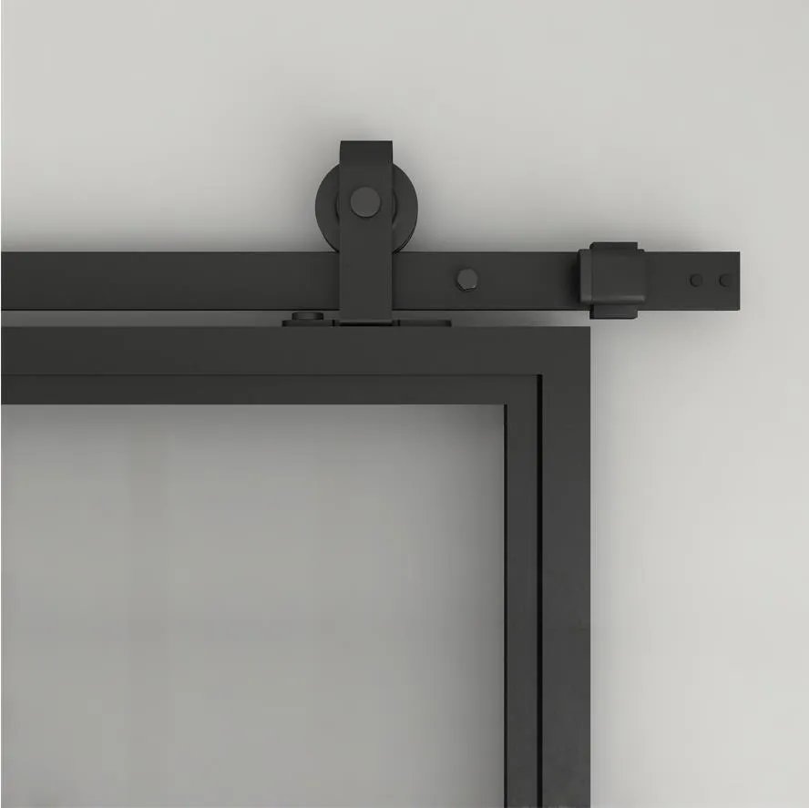 2 Visiones y parte met&aacute;lica Puertas corredizas de vidrio con Hardwares 