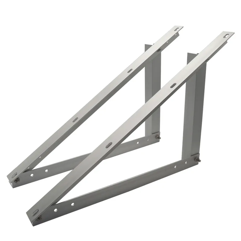 Ajustable para panel solar de 100W Soporte de montaje en techo para panel solar triangular de aluminio 