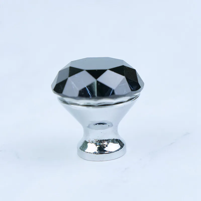 manija Manija de cristal simple colorido Tirador de la seta Perilla de cristal simple colorida Perilla de cristal del gabinete de lujo Tirar de la manija Perilla de cristal simple