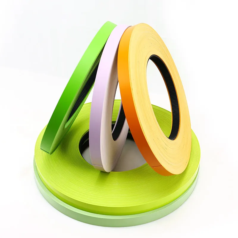 Duotono Borde de PVC Herrajes para muebles Cinta de borde Pl&aacute;stico flexible 