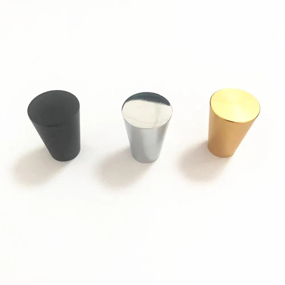 Cromo y negro mate y lat&oacute;n Dorado Muebles s&oacute;lidos Herrajes para cocina Perilla para cajones 