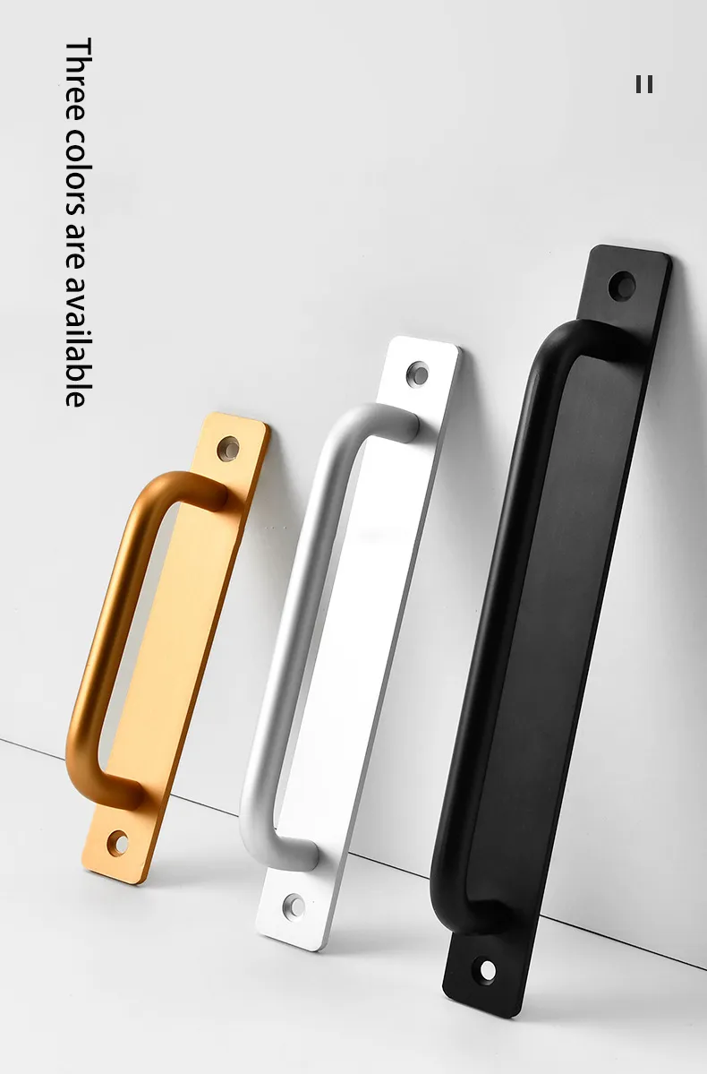Tirador para gabinete de aluminio Push Pull Balcón Puerta Corredera Tirador
