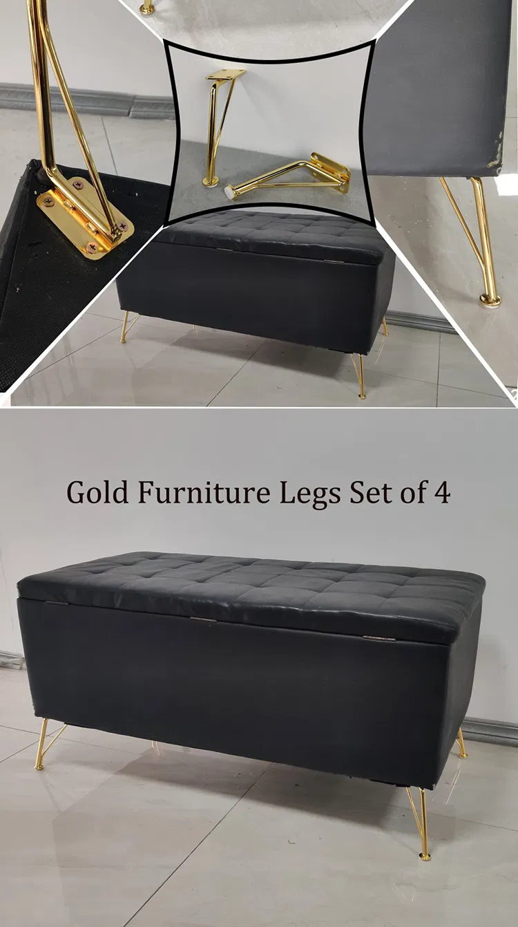 Hardware personalizado Muebles de metal Patas de mesa de comedor Patas de sof&aacute;