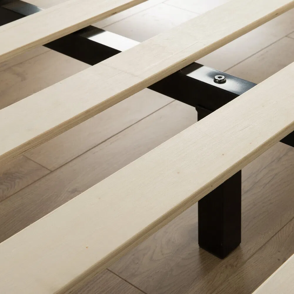 metal, de madera, somier de l&aacute;minas Somier de l&aacute;minas, 