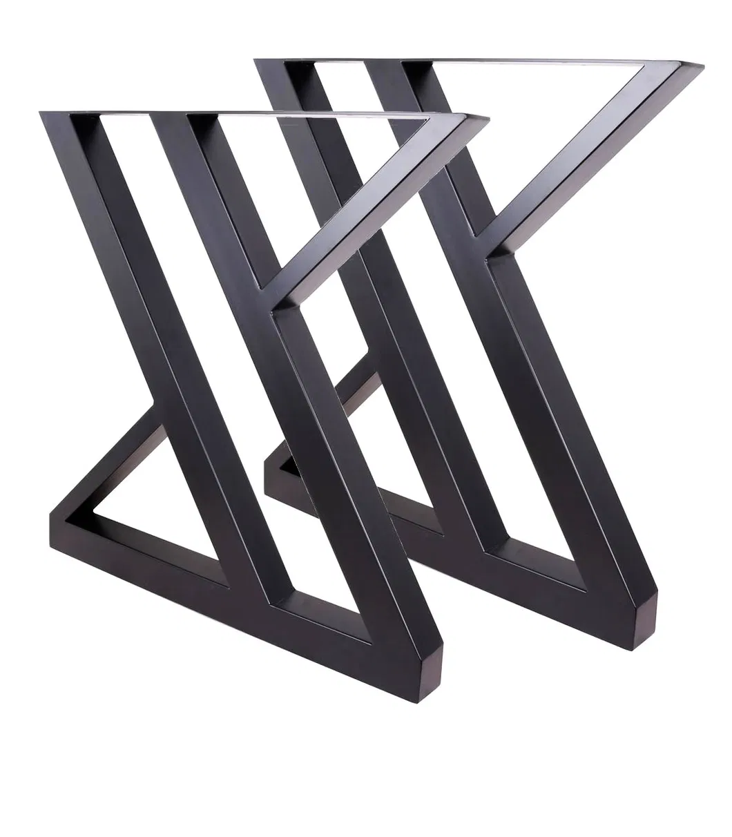 Muebles Oficina Restaurante Patas de mesa de metal industrial Patas de mesa de metal industrial de acero 
