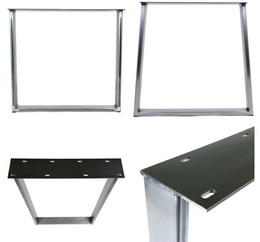 cuadradas de caf&eacute; Patas de banco de base modernas Patas de mesa de comedor cuadradas de caf&eacute; Patas de banco de base modernas 