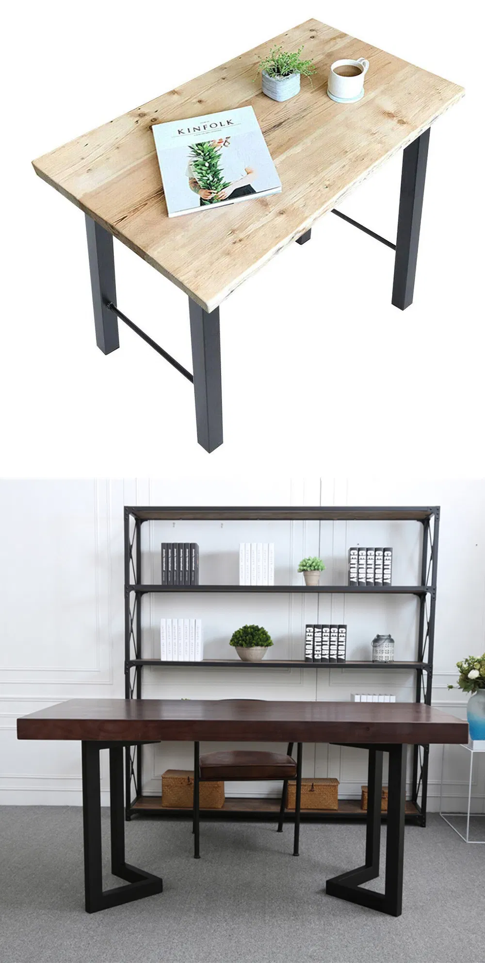 mesa con patas plegables 