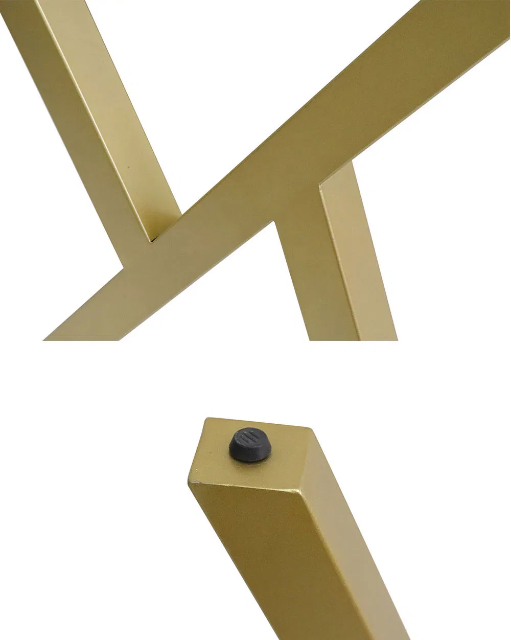Moderno Muebles Oficina Comedor Escritorio Cuadrado Metal Patas de Mesa de Lujo Moderno Muebles Oficina Comedor 