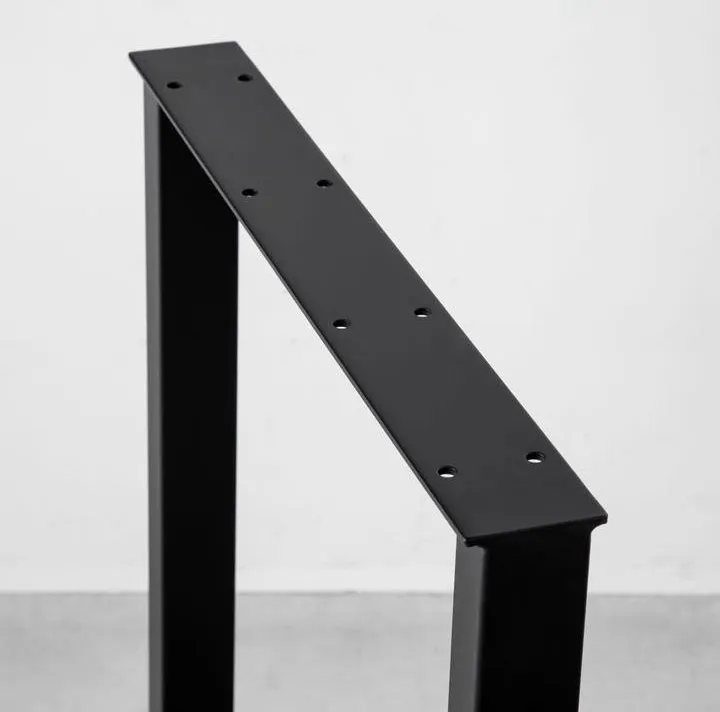 vintage Pata de mesa de metal para comedor, muebles de hierro 